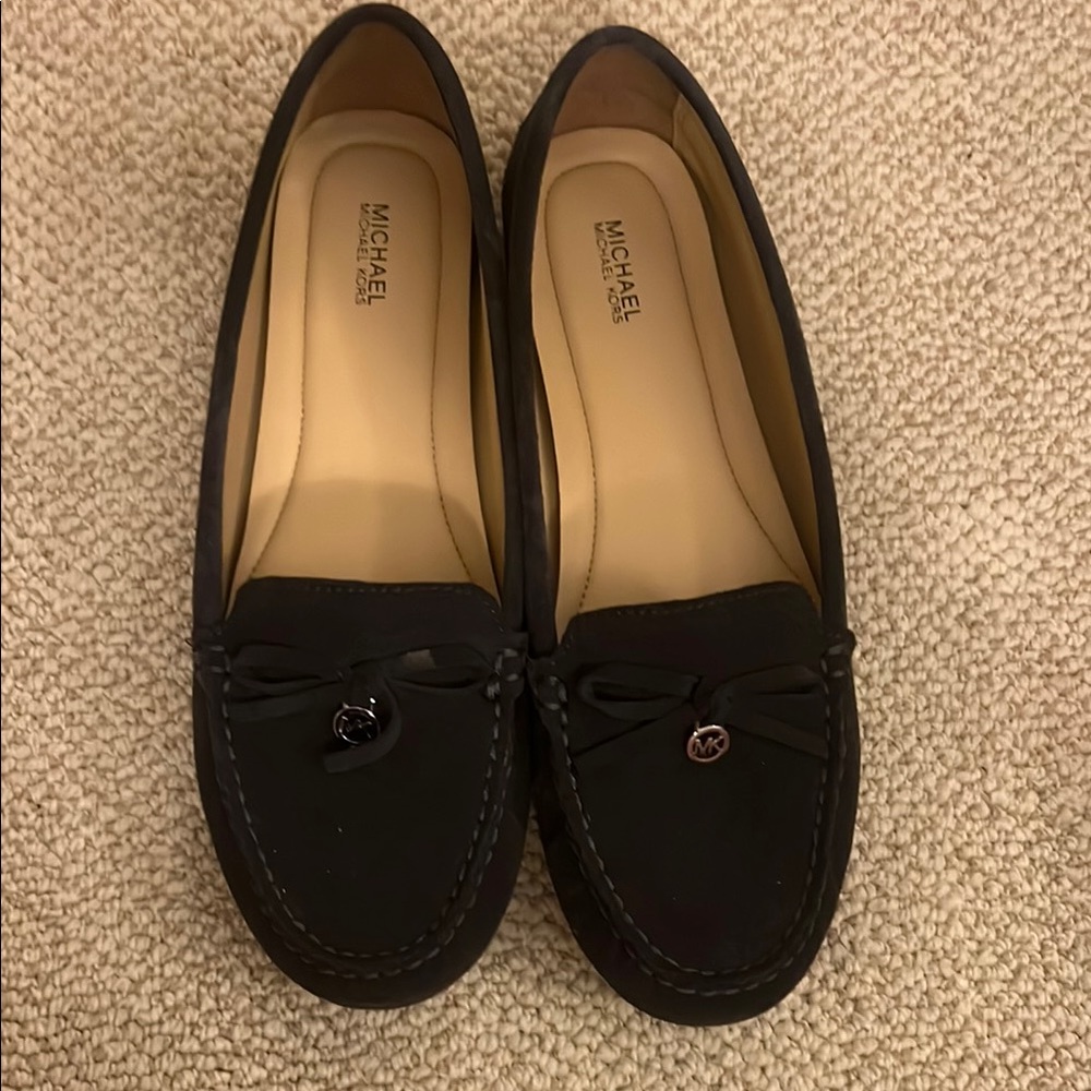 NEW Michael Kors Everett Moccasin suede in Charcoal size 9.5
